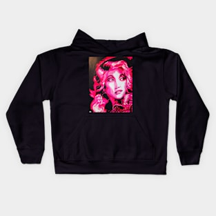 Dolly Parton Pop Art Kids Hoodie